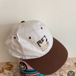 Kids White and Brown Cap